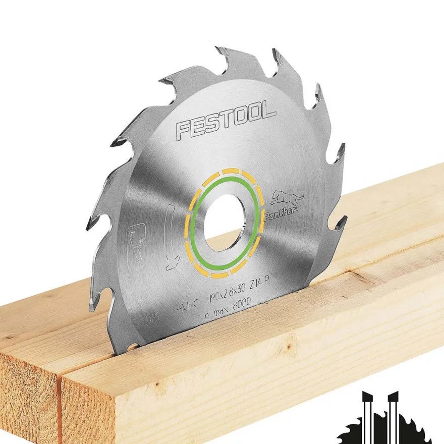 Festool WOOD RIP CUT - Discos de diente alterno para madera maciza