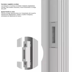 FILOMODULAR - Marco invisible modular para puertas filomuro batientes