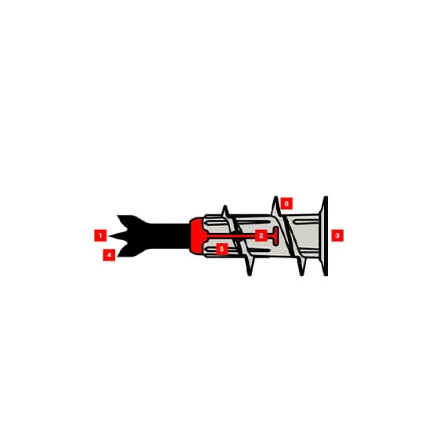 Fischer DUOBLADE - Taco autoperforante para cartón yeso