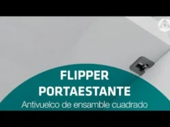 FLIPPER - Portaestante antivuelco de ensamble cuadrado