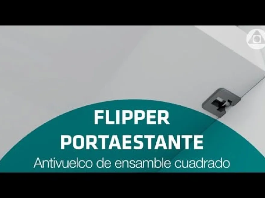 FLIPPER - Portaestante antivuelco de ensamble cuadrado