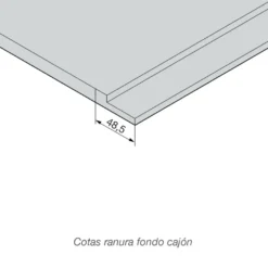 Fresadora Manual BLUM para fondos de cajón Legrabox/Tandembox