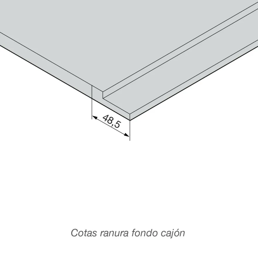 Fresadora Manual BLUM para fondos de cajón Legrabox/Tandembox