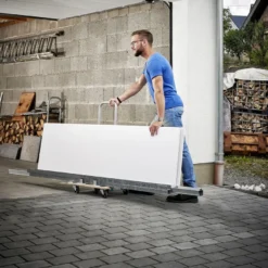 FT 350 - Plataforma de transporte divisible para muebles con asa y traviesa de bloqueo