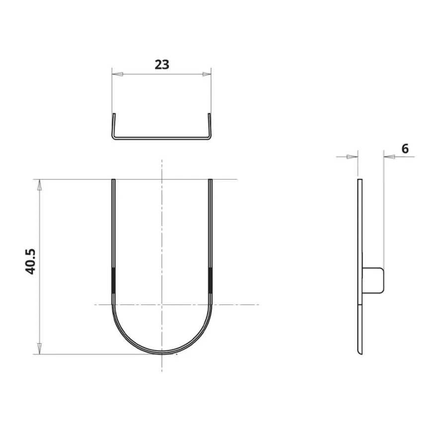 GC230 - Tapa embellecedora para bisagra oculta IN230
