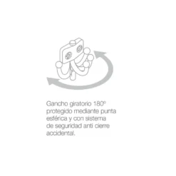 GIRO - Percha giratoria 180º