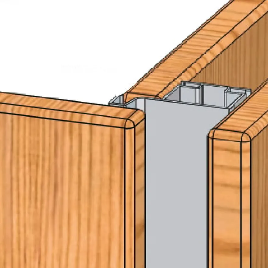 GOLA Perfil vertical para puertas simples