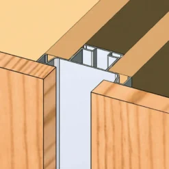 GOLA Perfil vertical para puertas dobles