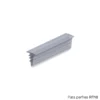 Goma de regrueso para puertas de cristal