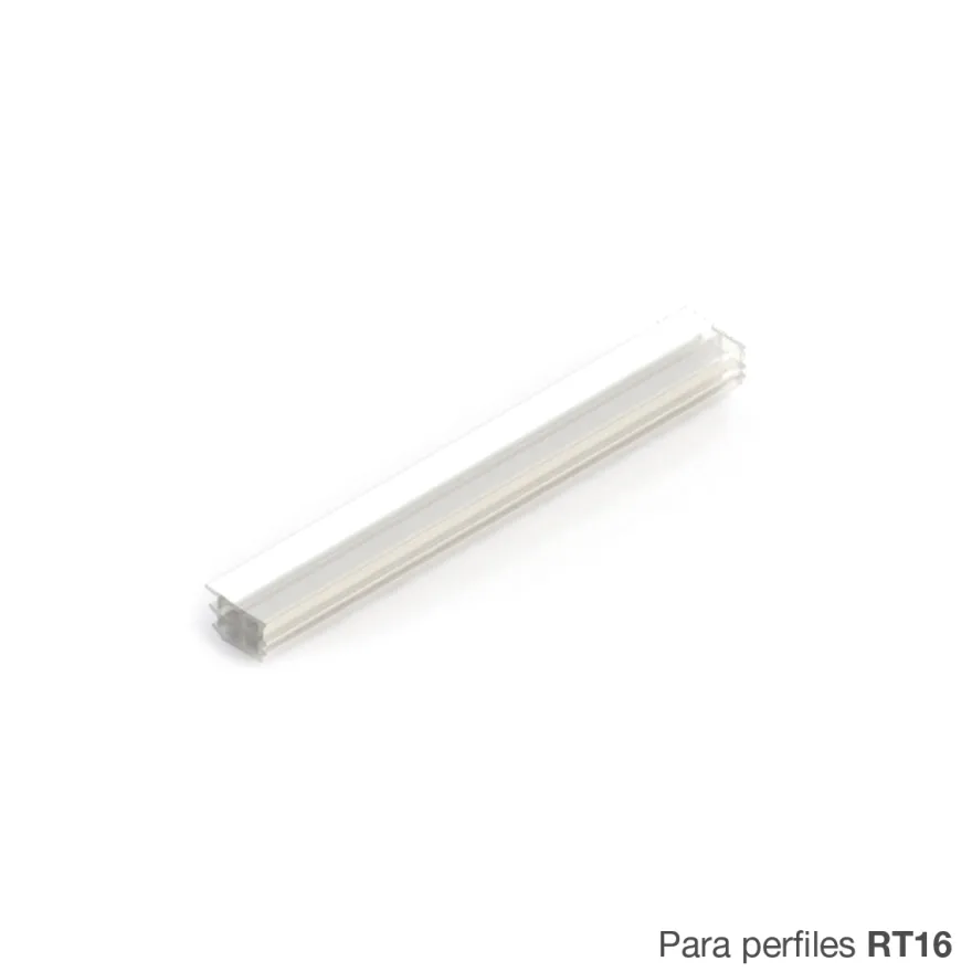 Goma de regrueso para puertas de cristal