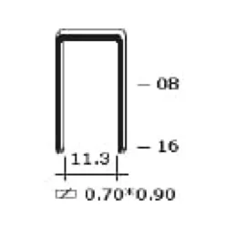 Grapadora neumática LU 8016 AC