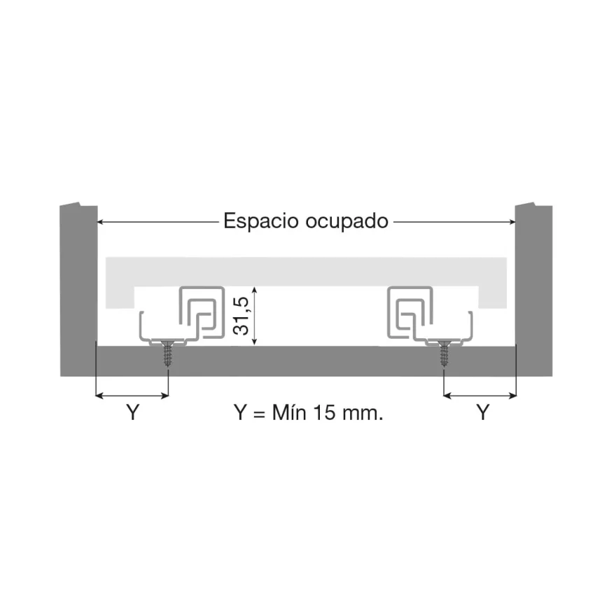 Guías SHELF - Para estantes de extracción total