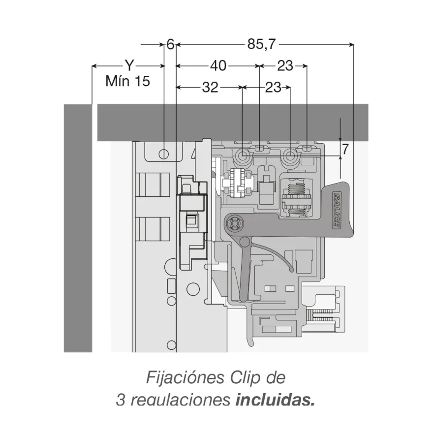 Guías SHELF - Para estantes de extracción total