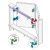 Guías y herrajes puertas correderas plegable SERIE 2200 para 20 Kg por hoja
