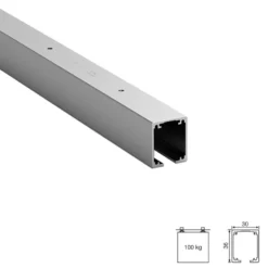Guía vista para puertas correderas Klein LITE 100