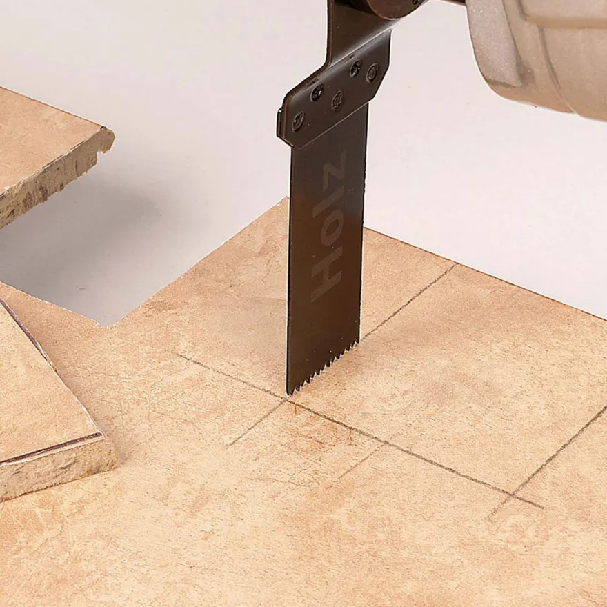 HCS - Set de 3 sierras para el corte de laminado y parquet con multiherramienta