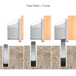 Hikari - Tope y retenedor magnético para puertas oculto
