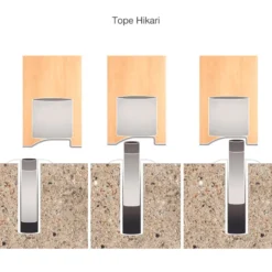 Hikari - Tope y retenedor magnético para puertas oculto