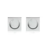 HOOKY ZERO Cuadrado - Kit de Cazoleta + Dedal para puertas correderas