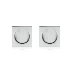 HOOKY ZERO Cuadrado - Kit de Cazoleta + Dedal para puertas correderas
