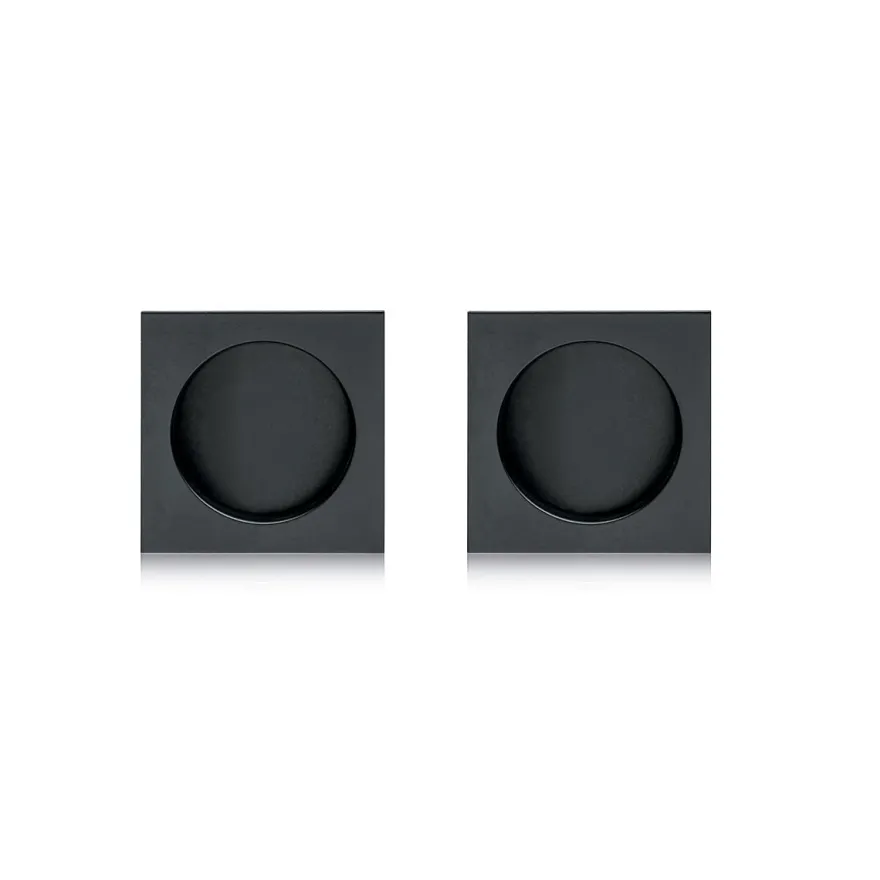 HOOKY ZERO Cuadrado - Kit de Cazoleta + Dedal para puertas correderas