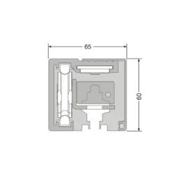 HUDSON - Guía de apertura automática para puertas madera o vidrio