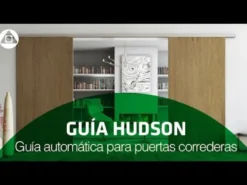 HUDSON - Guía de apertura automática para puertas madera o vidrio