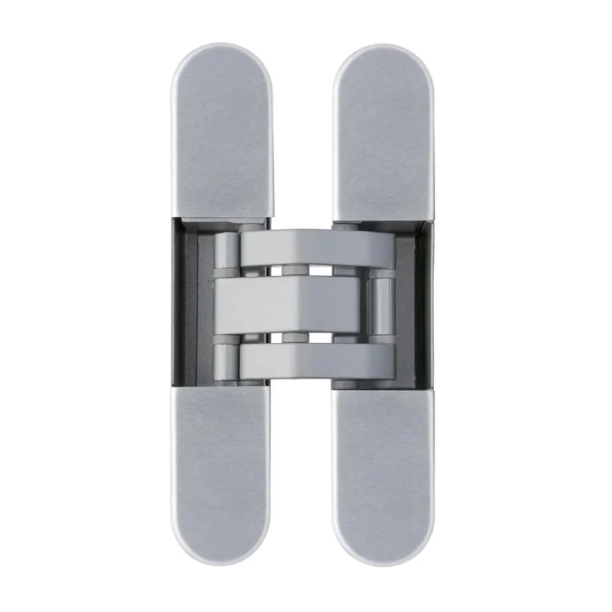 IN230 - Bisagra oculta ajustable para puertas enrasadas de 60 Kg. Apertura 180º