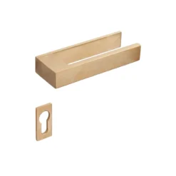 (In)finito - Manilla de placa horizontal con bocallave de serreta DND Handles