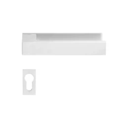 (In)finito - Manilla de placa horizontal con bocallave de serreta DND Handles