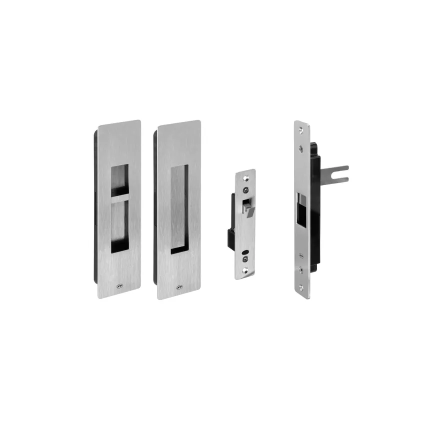 INTRA - Kit de cerradura magnética y cazoleta accionable para puerta corredera