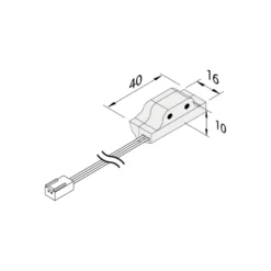 IR SWITCH - Sensor para puertas a 24V.