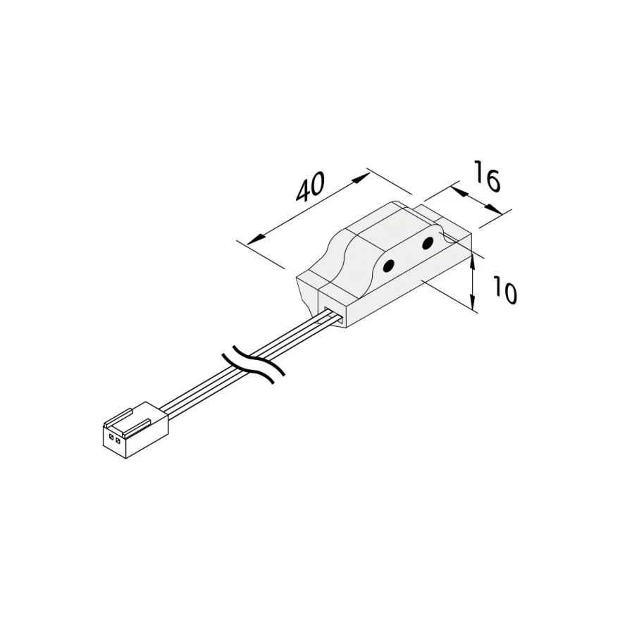 IR SWITCH - Sensor para puertas a 24V.