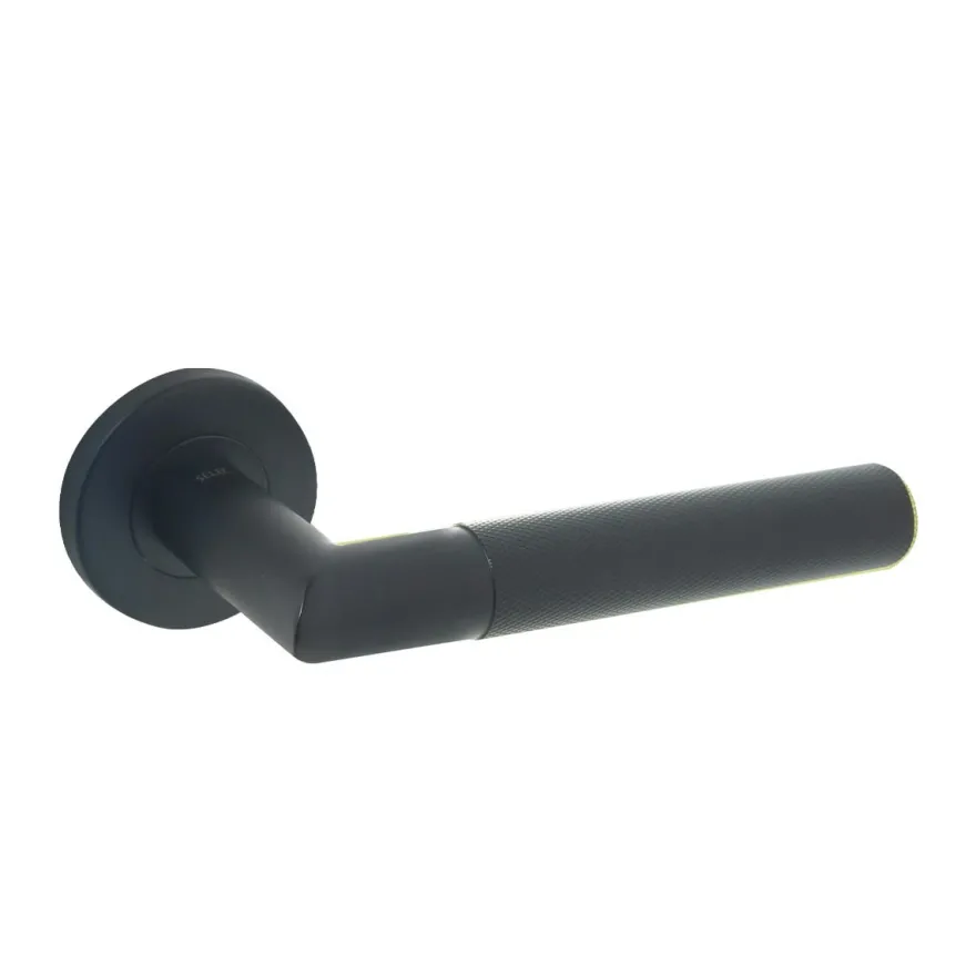 ITACA INOX - Manilla de roseta redonda con grabado de diamante Selec