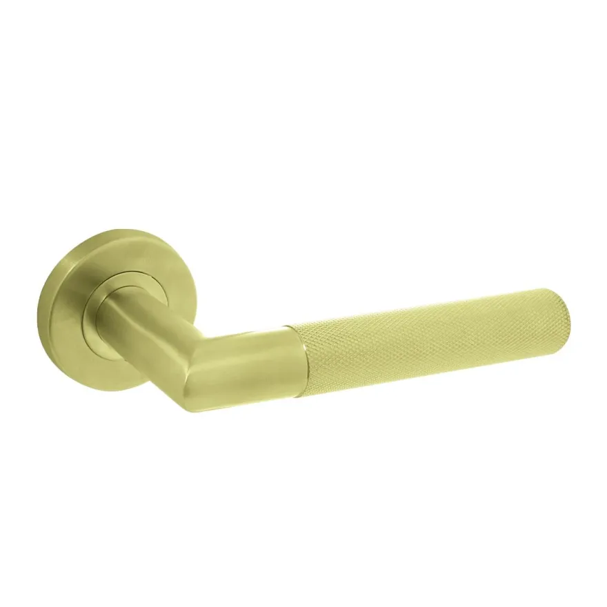 ITACA INOX - Manilla de roseta redonda con grabado de diamante Selec