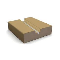 Jambas rechapadas Hoja Única REVOQUE 90 de 1m. puertas de CRISTAL