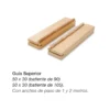 Jambas rechapadas Hoja Única REVOQUE 105 de 2m. puertas de madera