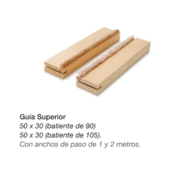 Jambas rechapadas Hoja Única REVOQUE 105 de 2m. puertas de madera