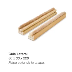 Jambas rechapadas Hoja Única REVOQUE 90 de 1m. puertas de madera