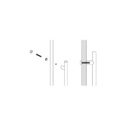 Jgo. Tornillos ocultos para manillones simples