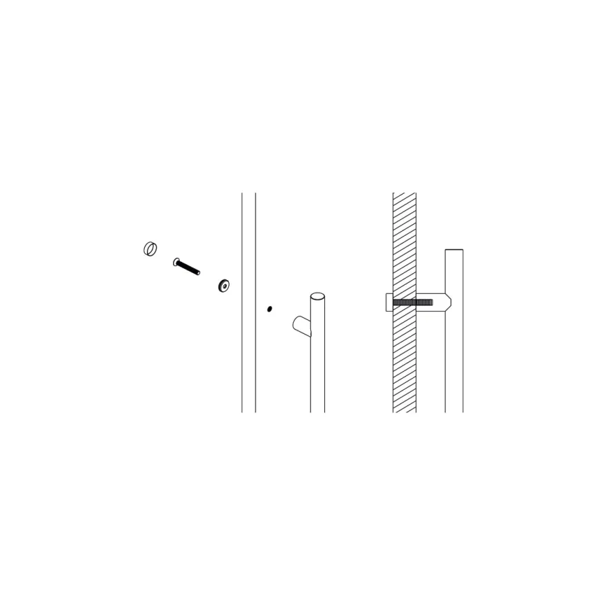 Jgo. Tornillos ocultos para manillones simples