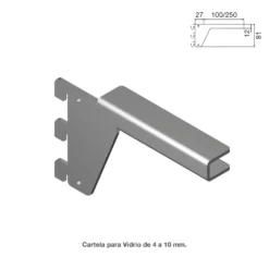 Juego de cartelas varias para perfiles PANELSYSTEM
