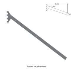 Juego de cartelas varias para perfiles PANELSYSTEM