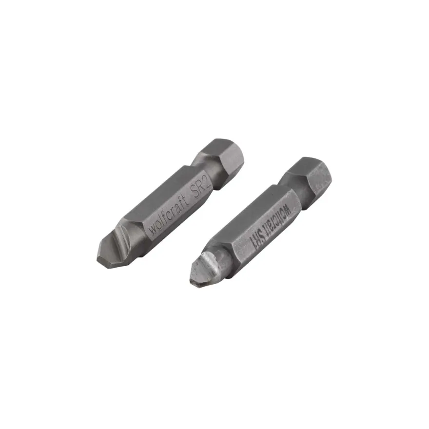 Juego de puntas para extracción de tornillos defectuosos