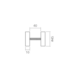 Juego de tiradores para puertas tipo granero BRAULIO / AURELIO