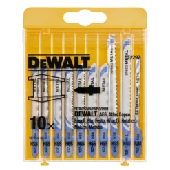 Juego DEWALT DT2292 de 10 hojas de sierra de calar para metal