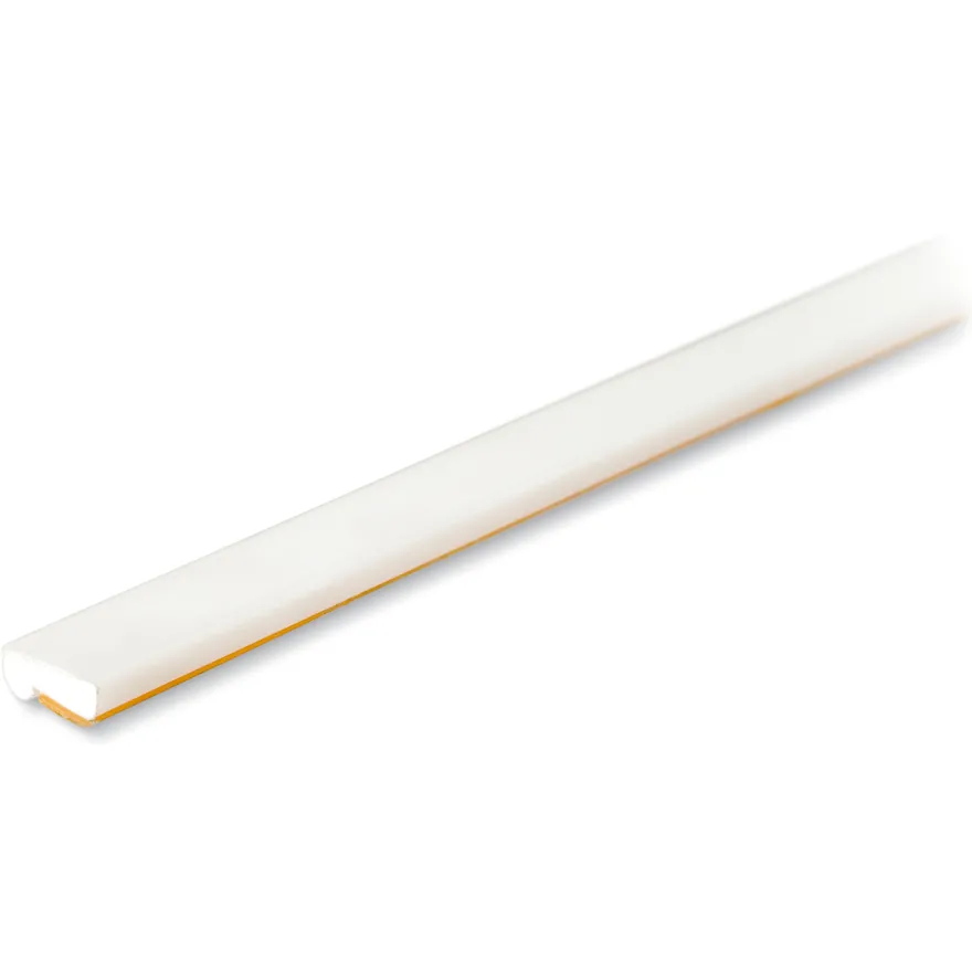 Junquillo trasero adhesivo para vitrinas de cocina