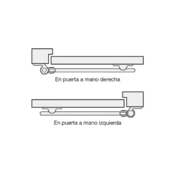 JUSTOR 56 - Brazo puerta