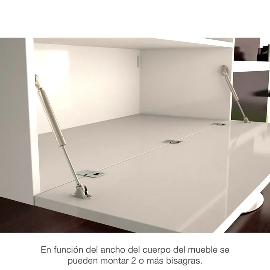 KIMANA - Bisagra mueble par puertas ascendente o descendente