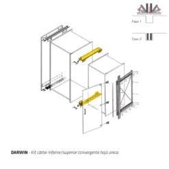 Kit Carter Puertas para Sistema Darwin